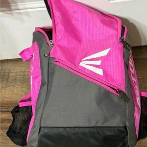 Easton Pink and Gray Kids softball bag